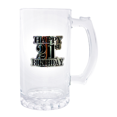 21st Badged Straight Stein