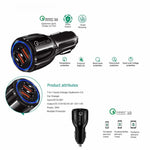 3.0 Quick Car Charger Dual Port 3.1A 18W