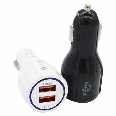3.0 Quick Car Charger Dual Port 3.1A 18W