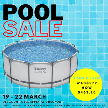 Bestway Steel Pro MAX Round Frame Pool Set 3.66m x 1.22m