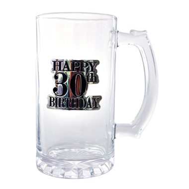 30th Badged Straight Stein