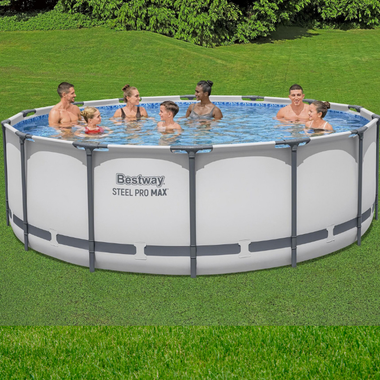 Bestway Steel Pro Max Round Frame Pool Set 4.27m x 1.22m