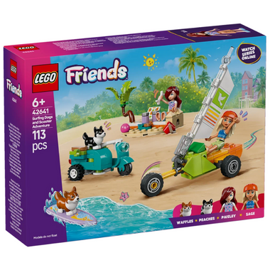42641 - Friends - Surfing Dogs and Scooter Adventure
