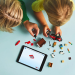 60461 - City - Red Farm Tractor with Trailer & Sheep