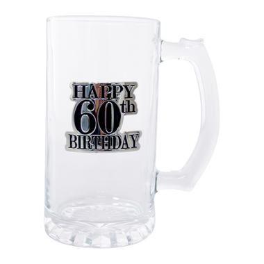 60th Badged Straight Stein