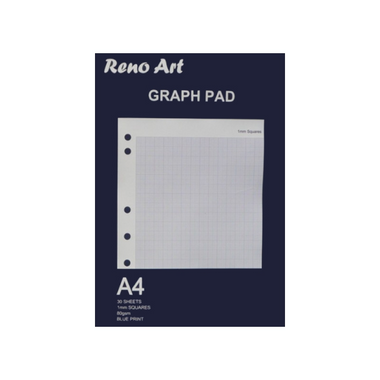 A4 Graph 1mm Paper Pad-30s