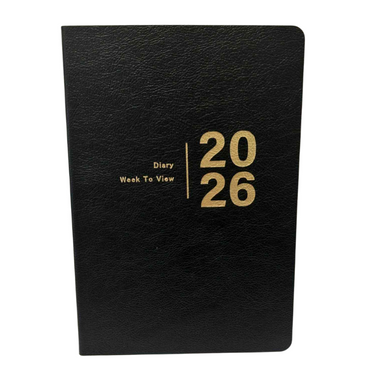 A5 Weekly Soft Cover Black