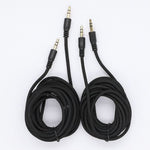 Aux 3.5 Male - Male Twine Thread Cable Skin 3m