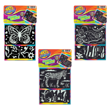 Animal Scratch-A-Sketch