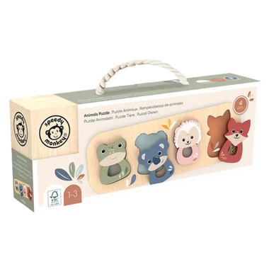 Animals Puzzle - Speedy Monkey