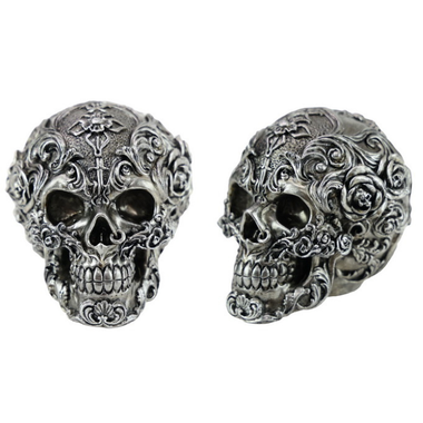 Anique Silver Skull 14cm