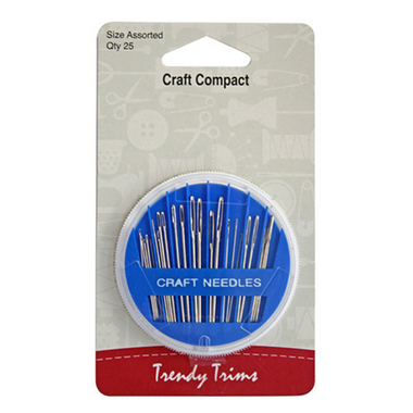 Assorted Craft Needles Compact 25pc