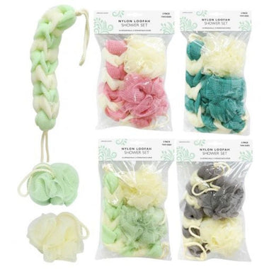 Bath Scrub & Ball 3pc