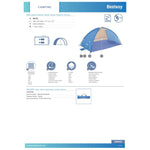 Beach Ground 2 Tent - 2.00m x 1.20m x 95cm