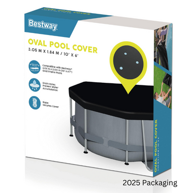 Bestway Debris Oval Pool Cover 3.05m x 2.00m x 84cm