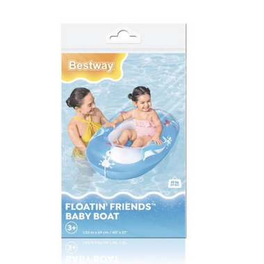 Bestway Floatin' Friends Baby Boat 1.02m x 69cm