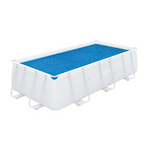 Bestway Flowclear 4.04 or 4.12m x 2.01m Solar Pool Cover (Actual Size 3.75x1.75m)