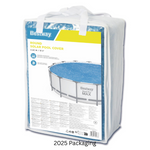 Bestway Flowclear 4.88 or 4.57m Round Solar Pool Cover (Actual Size 4.62m)
