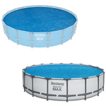Bestway Flowclear Round Solar Pool Cover 5.49m (Actual Size 5.21m)