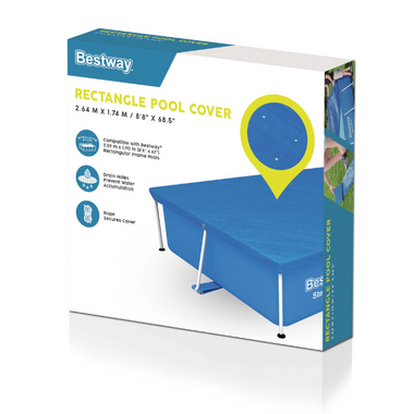 Bestway Rectangular Pool Cover - 2.59m x 1.70m