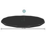 Bestway Round Debris Pool Cover 3.96m (13ft)