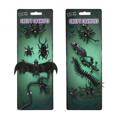Black Creepy Crawlies 16g 6pk Asst