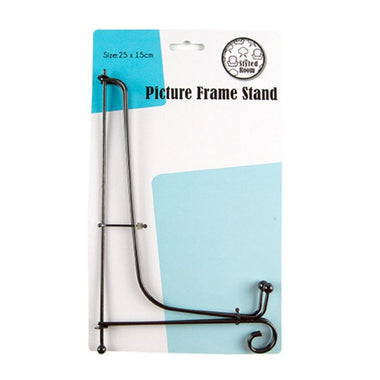 Black Metal Picture Frame Stand - Large