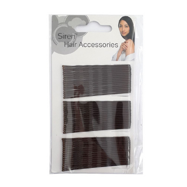 Bobby Pins Large Brown 48pc