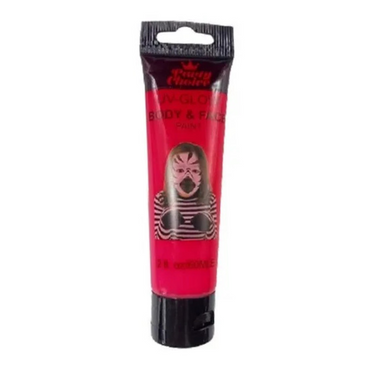 Body & Face Paint - UV Glow - Pink 60ml