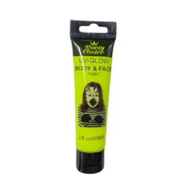 Body & Face Paint - UV Glow - Yellow 60ml