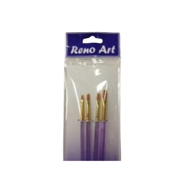 Brush Set Synthetic 4pc Set