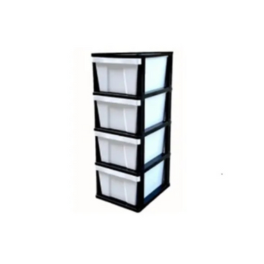 Cabinet White 4 Drawer
