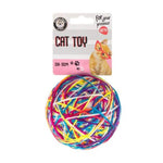 Cat Toy Colourful Yarn Ball