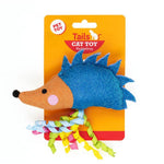 Cat Toy Hedgehog Style Blue Orange