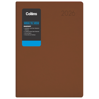 Collins Diary A53 Week To View Cappuccino