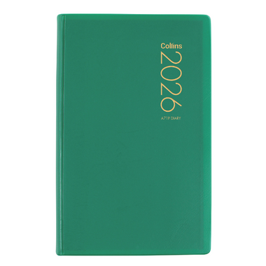 Collins Diary A71P Green Even Year FSC Mix
