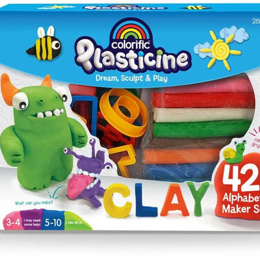 Colorific Plasticine Alphabet Kit