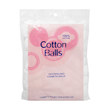 Cotton Balls White 100pc