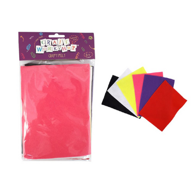 Craft - A5 Felt Bright Felt Sheets