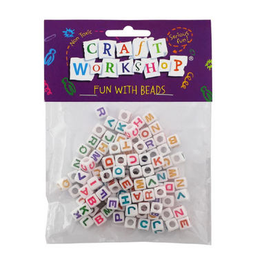 Craft - Beads Alphabet Squares
