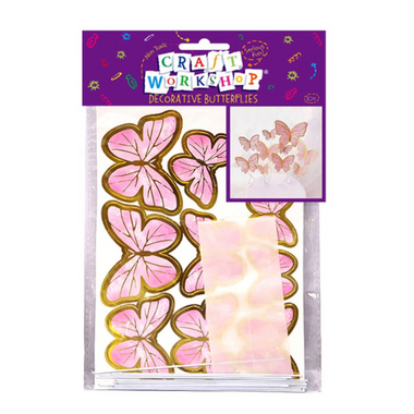 Craft - Butterflies with Wire 10pc