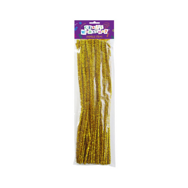 Craft - Chenille Stems Gold 40pc