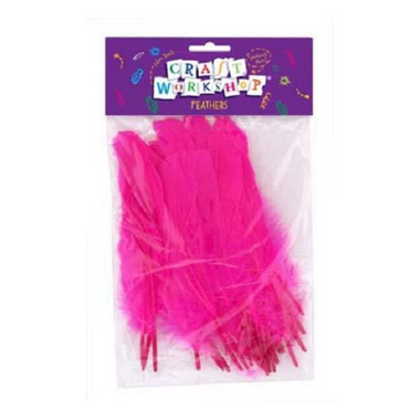 Craft - Feathers Pink 40pc