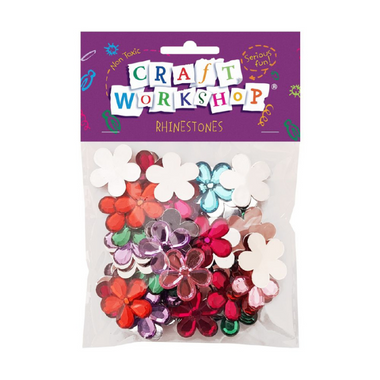 Craft - Flower Rhinestones 50pc