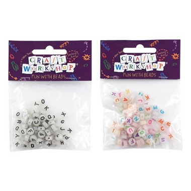 Craft - GID Alphabet Beads 10g