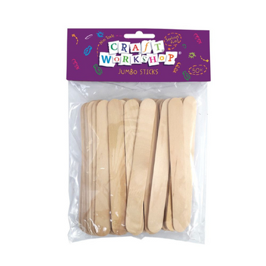 Craft - Jumbo Popsicle Sticks 50pc