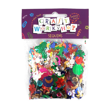 Craft - Sequins Assorted Spangles 25gm