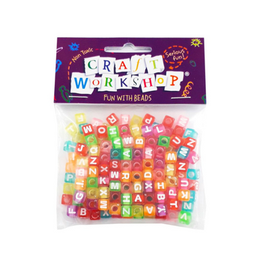 Craft Alphabet Beads Rainbow 7m 45g