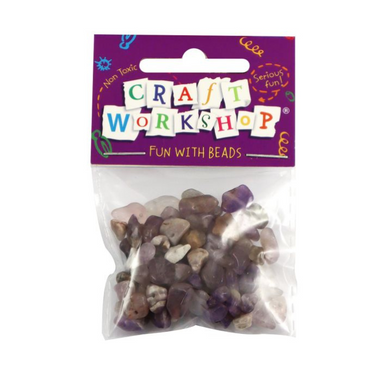 Craft Bead Amethyst Stone 25g