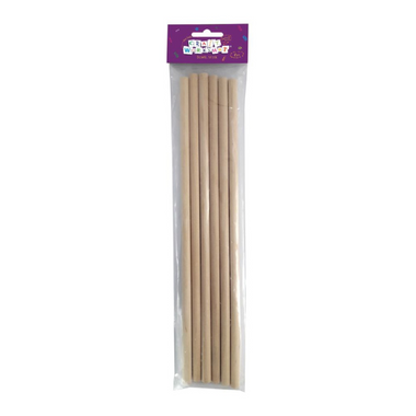 Craft Dowel Stick 30x1cm 6pc